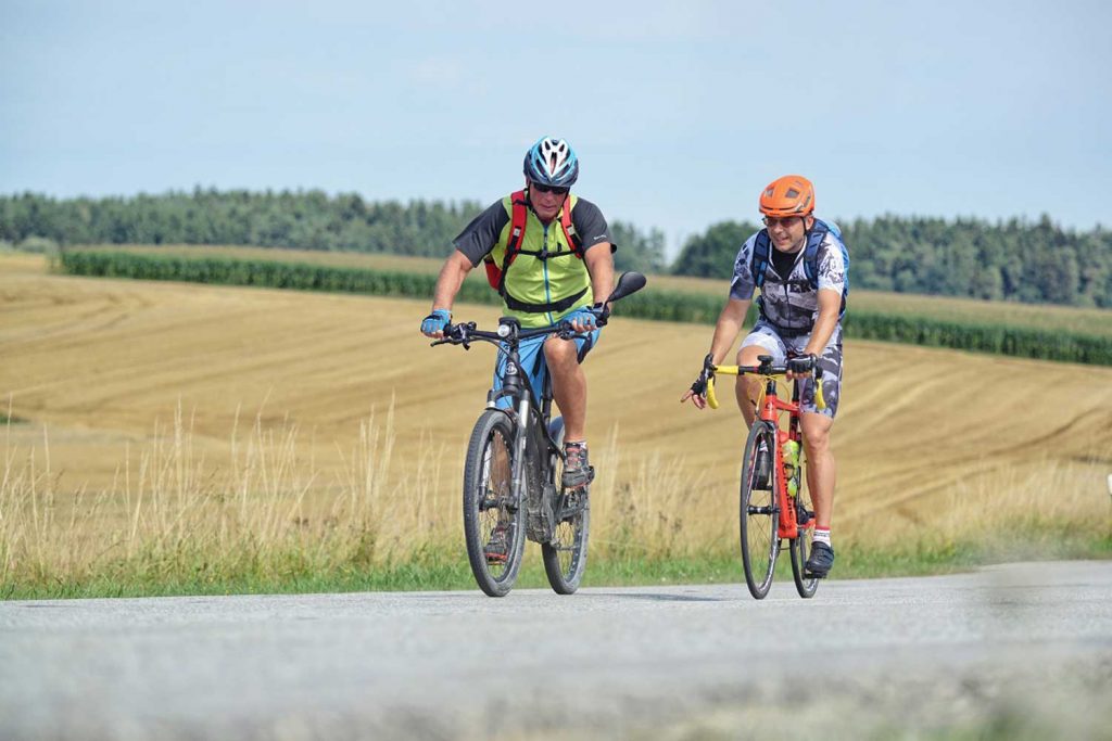 5 km mit dem fahrrad fahren mit durchschnitt