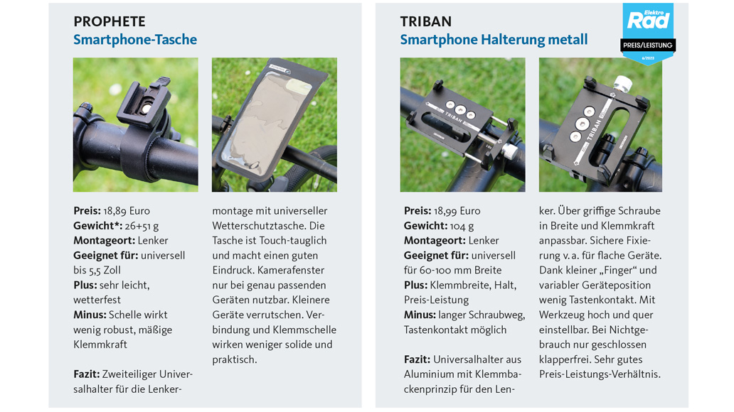Test: Smartphonehalter besten für 20 die Fahrrad E-Bike und im
