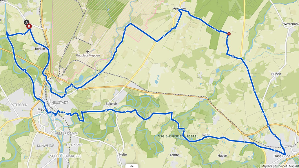 Reichweitentest 2024, E-Bike-Motoren, Emsland, Panorama, Test