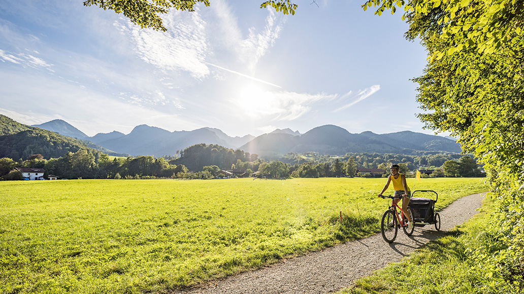 Chiemsee, Alpen, Radfahren, Radtour, Radreise, Fahrrad, E-Bike, Pedelec