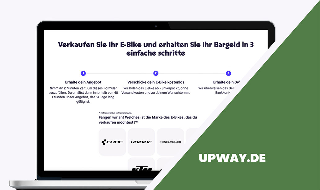 Upway.de, Plattformen, Fahrrad online verkaufen