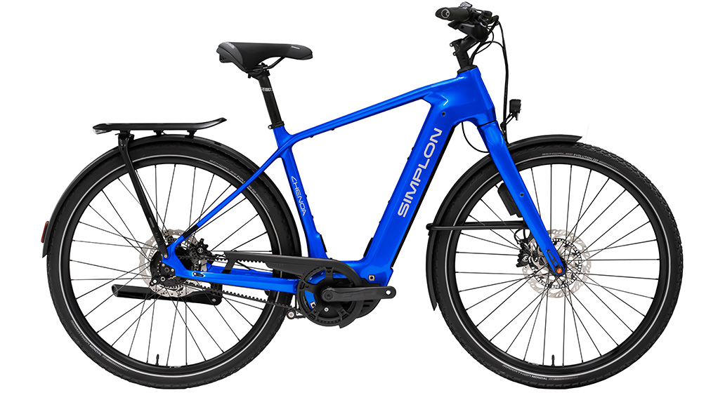 Trekking E-Bike Chenoa:e mit Diamantrahmen in blau