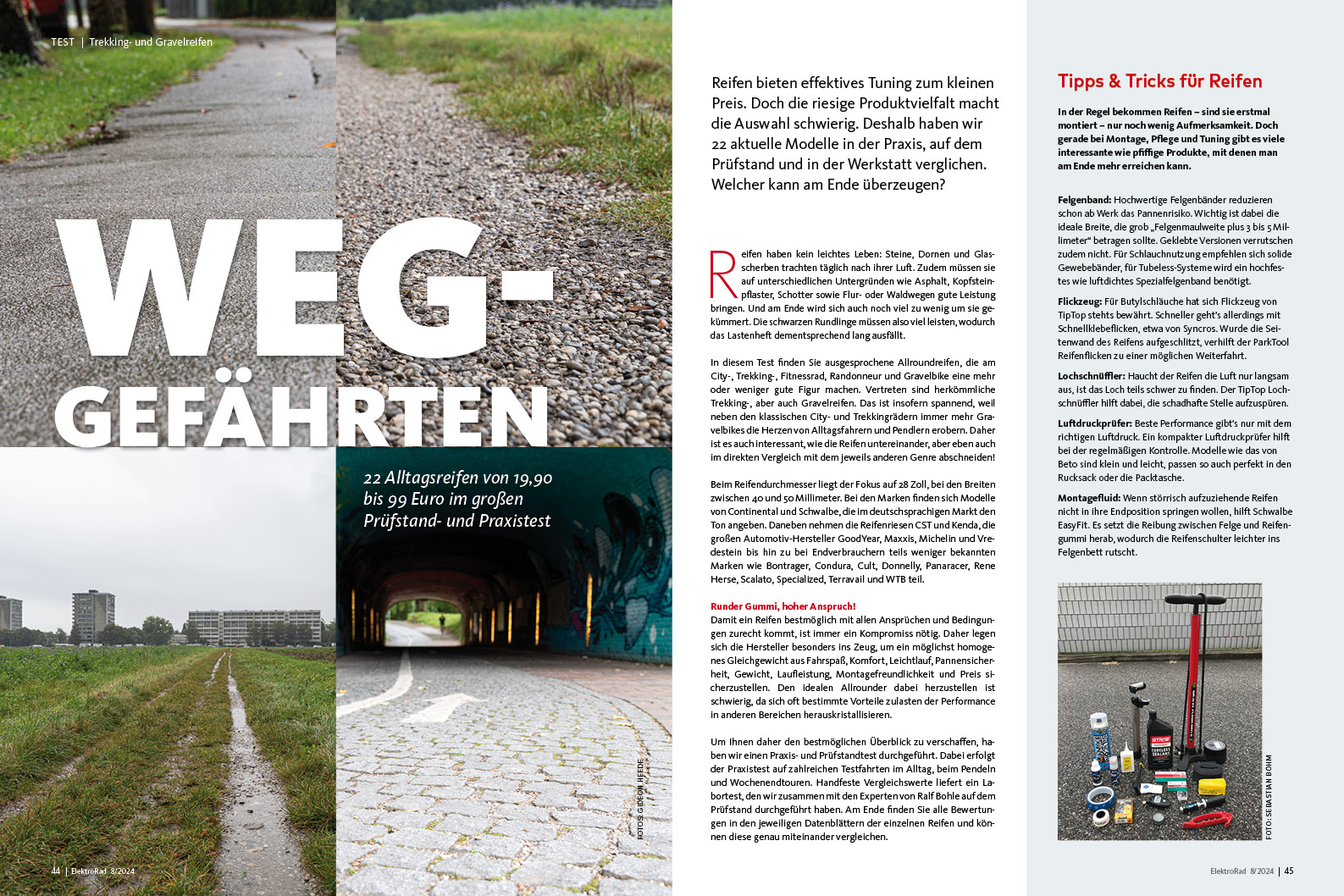 Test: 22 Trekking- und Gravelreifen