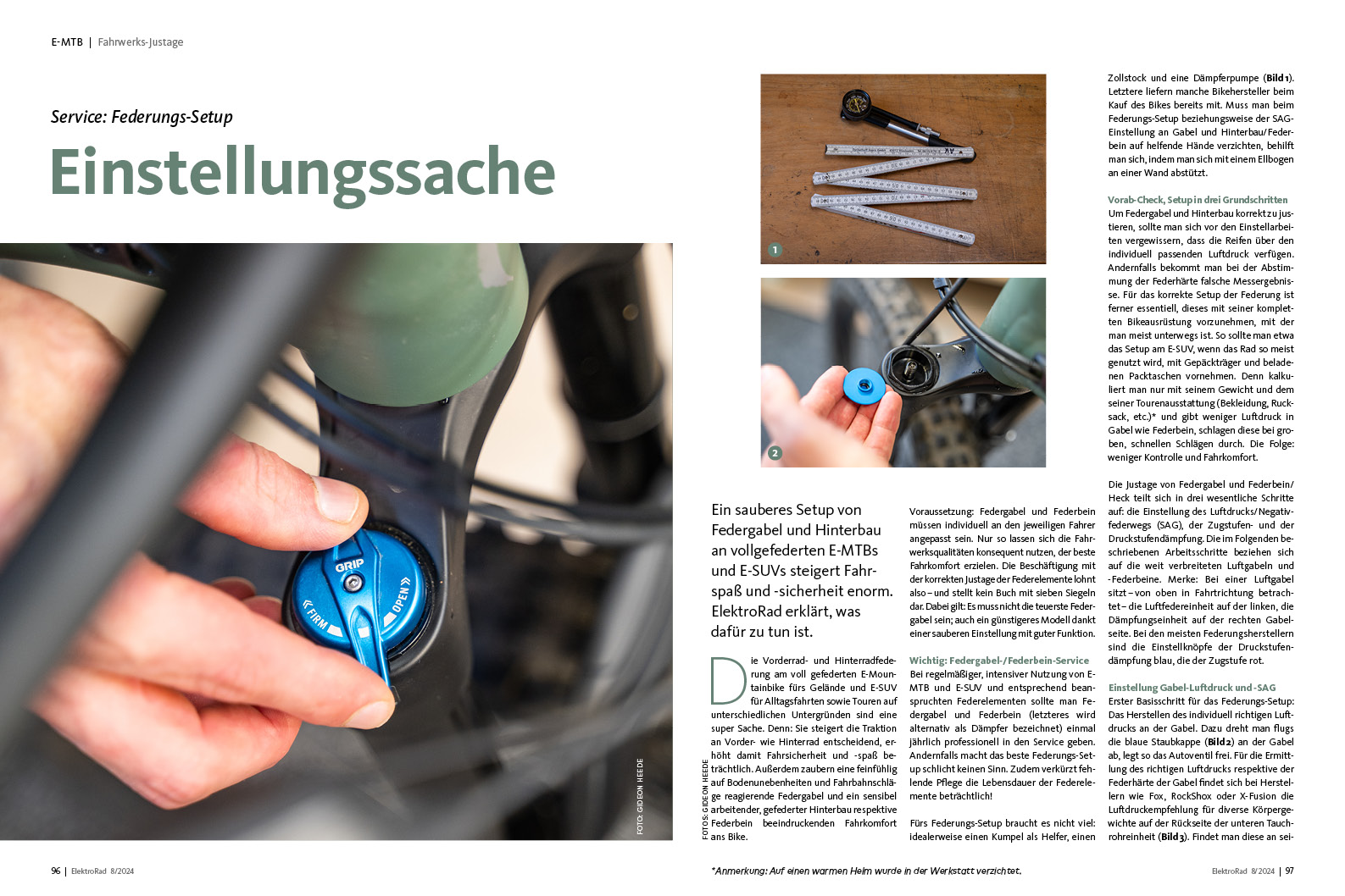 Service: Fahrwerkssetup am E-MTB