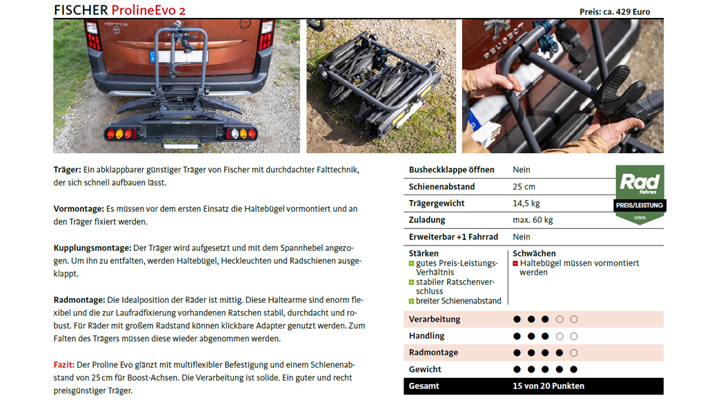 Kfz-heckträger, Test, Fahrrad, Transport, Urlaub, E-Bike, Pedelec