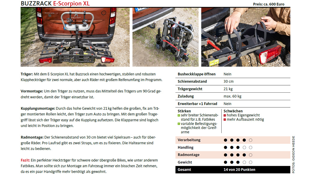 Kfz-heckträger, Test, Fahrrad, Transport, Urlaub, E-Bike, Pedelec